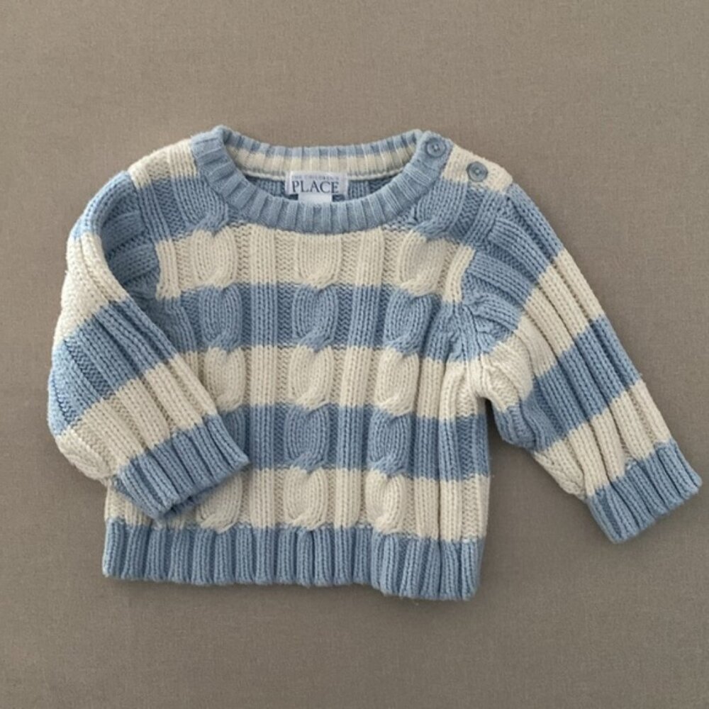 The Children's Place Cable-Knit Stripe Sweater 6-9 Months